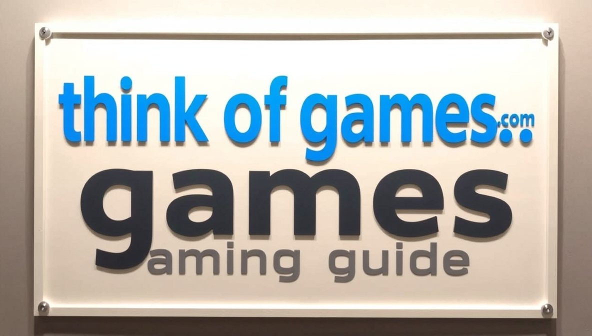 thinkofgames .com gaming guides